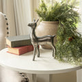 Pewter Aluminum Reindeer and Calf Figurines | 2 Styles Rust & Cinder