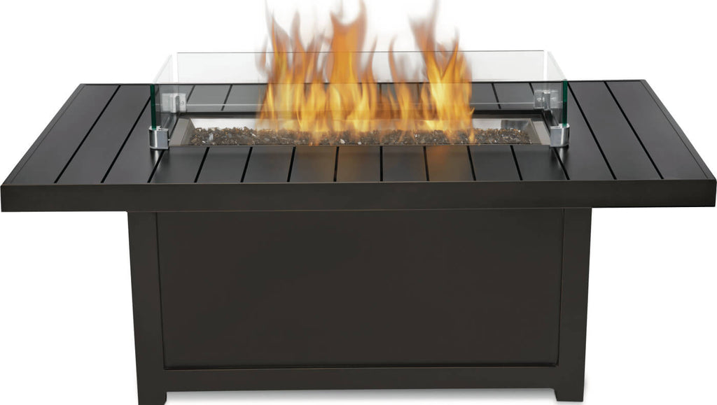 Patio Elegance Fire Table – St. Tropez Rectangle Patioflame Table Patio Elegance