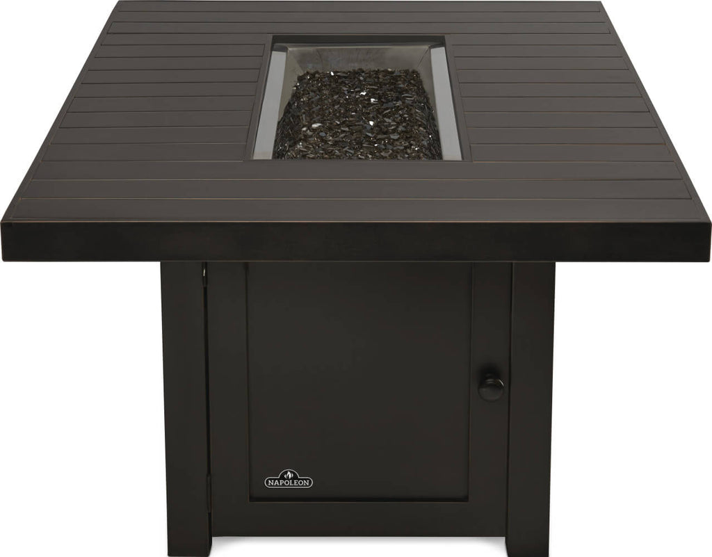 Patio Elegance Fire Table – St. Tropez Rectangle Patioflame Table Patio Elegance