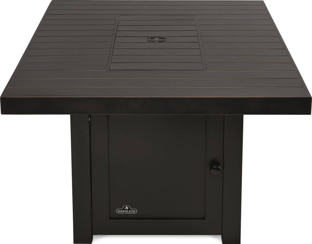 Patio Elegance St. Tropez Fire Table – Square Patioflame Table Patio Elegance