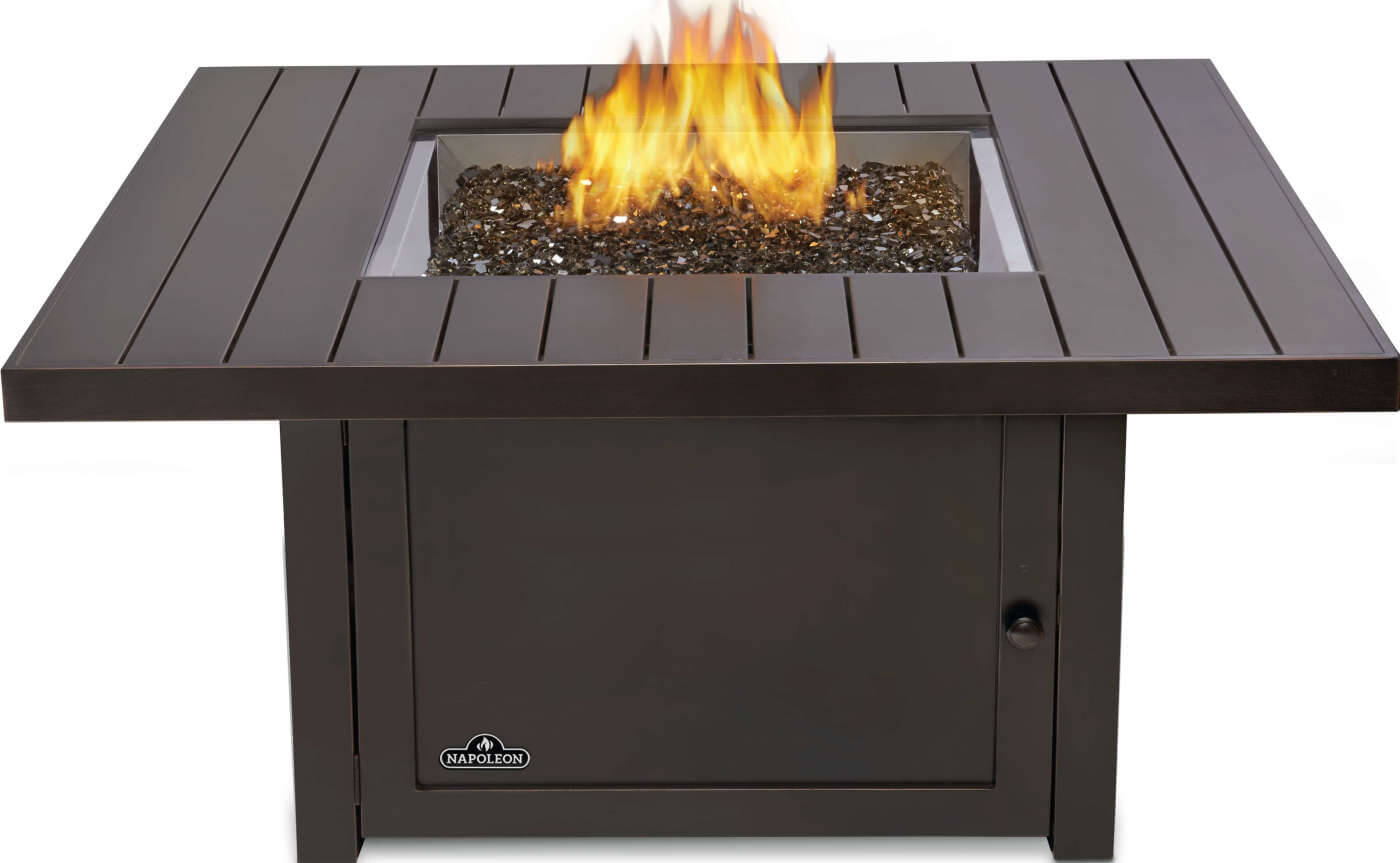 Patio Elegance St. Tropez Fire Table – Square Patioflame Table Patio Elegance