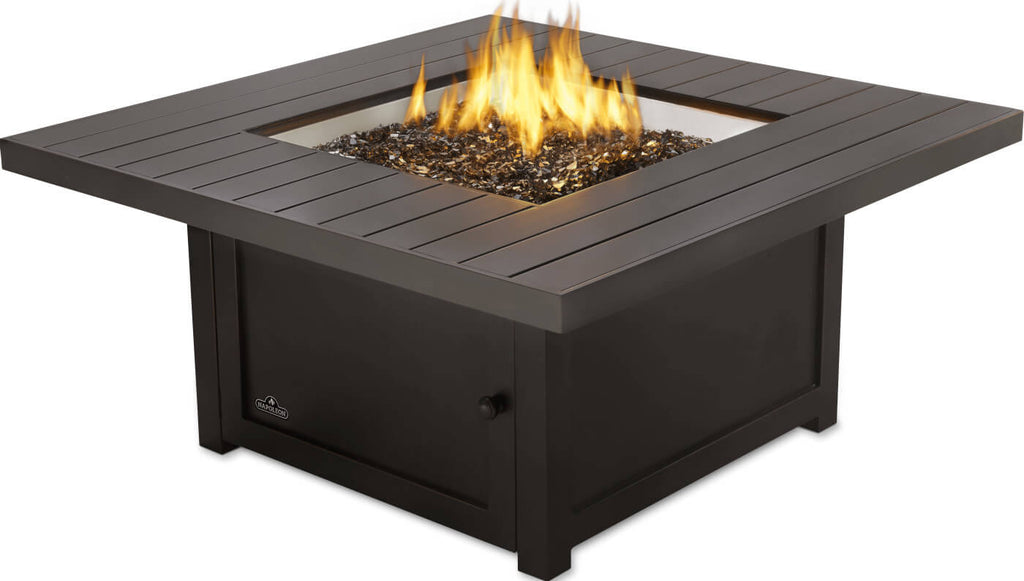 Patio Elegance St. Tropez Fire Table – Square Patioflame Table Patio Elegance