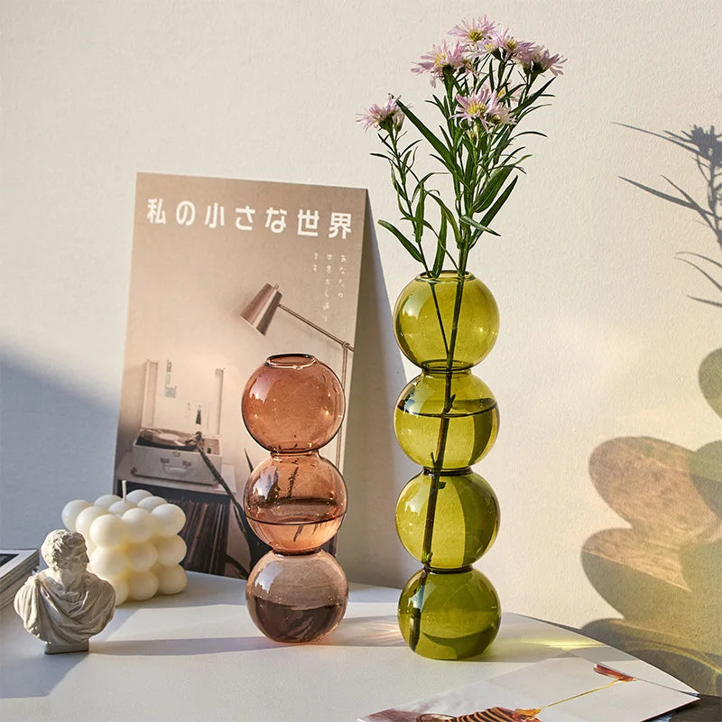 Nordic Glass Terrarium Flower Vase DECORBITES