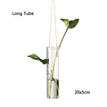 Glass Hanging Shape Hydroponic Vase DECORBITES