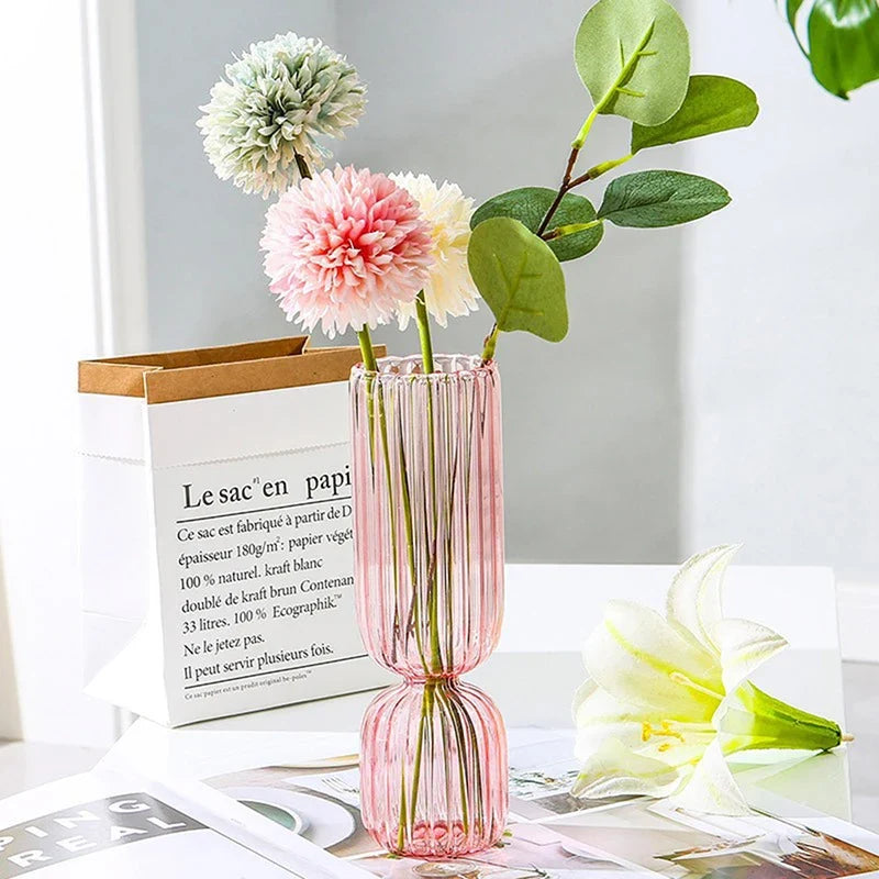 Nordic Colored Glass Sphere Vase DECORBITES