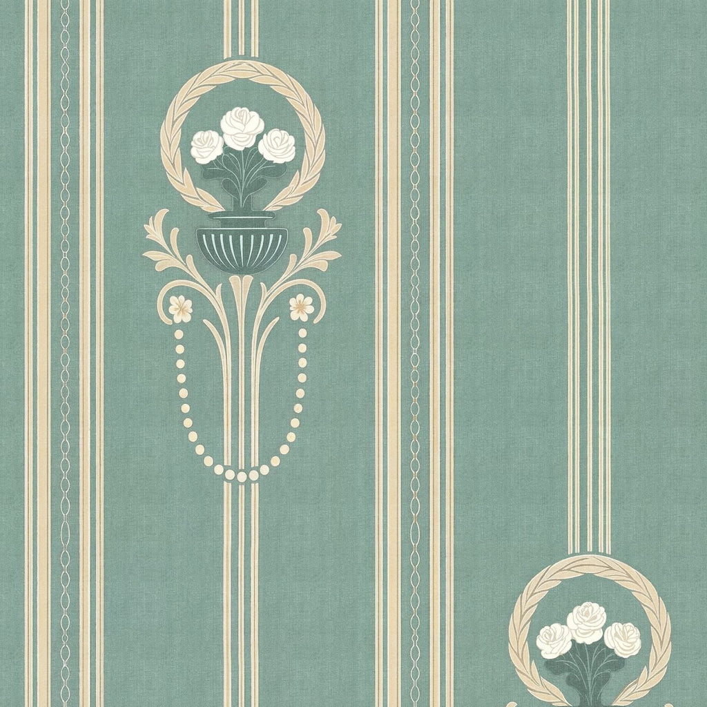 Salon Stripe Wallpaper WALL BLUSH