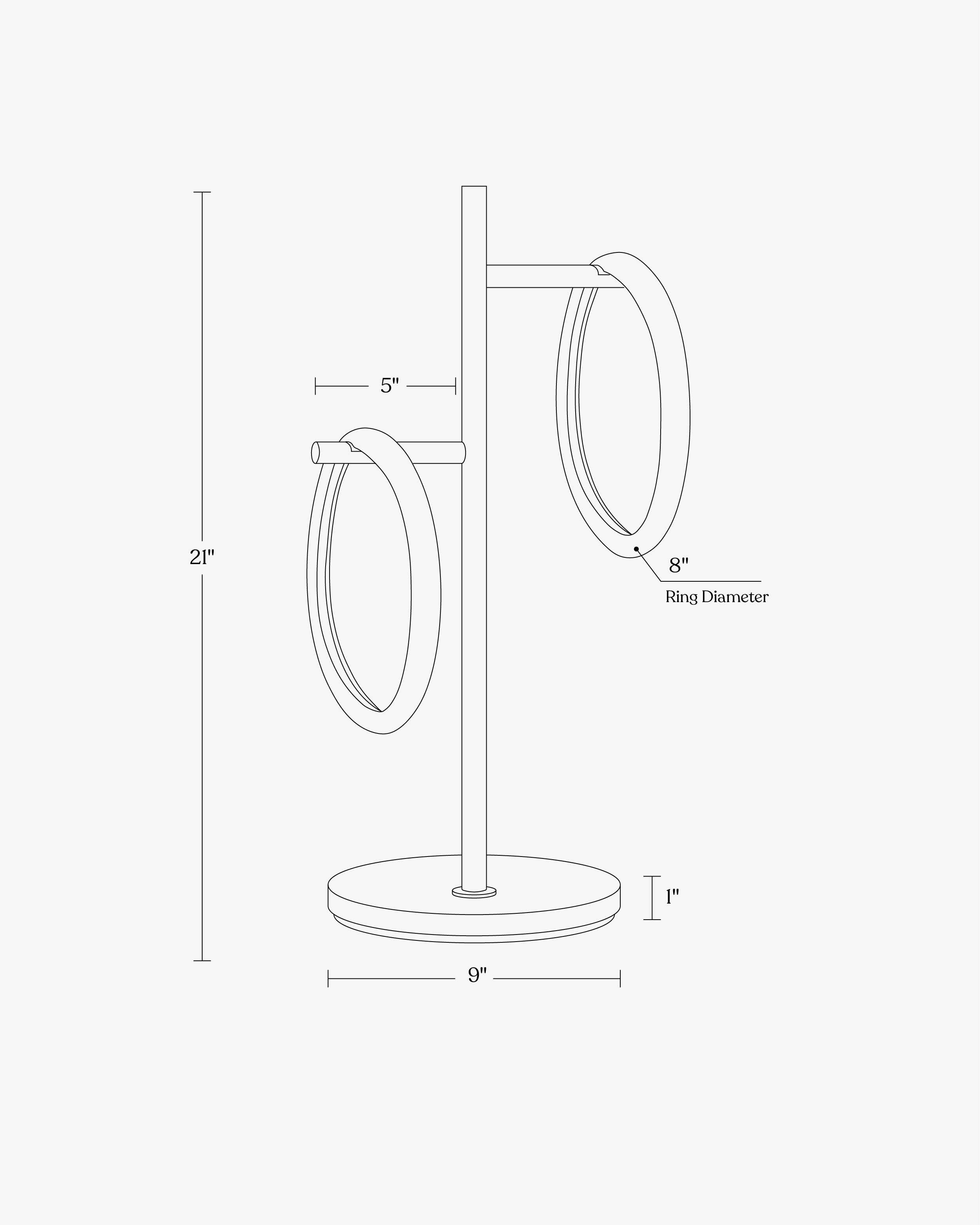 Saturn Table Lamp Brightech