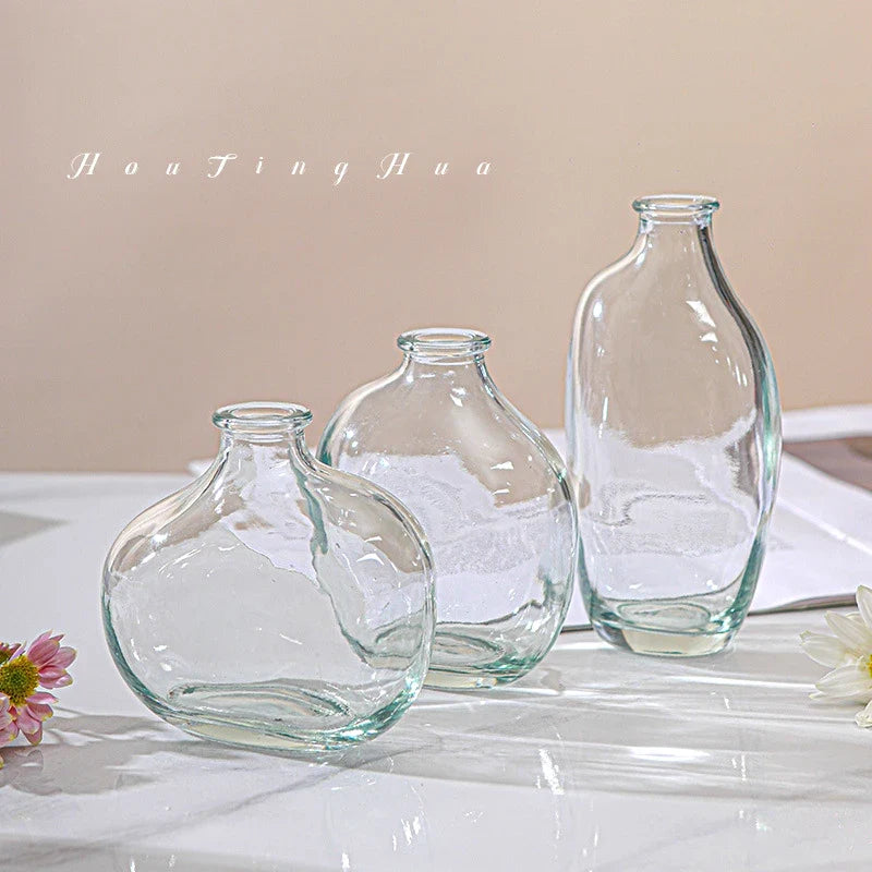 Brown Retro Glass Hydroponic Vase DECORBITES