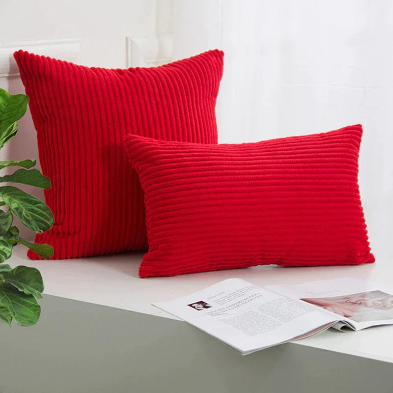 DecorBites™ Corduroy Striped Cushion Cover 30x50/40/45/50/55/60cm - Home Sofa Décor