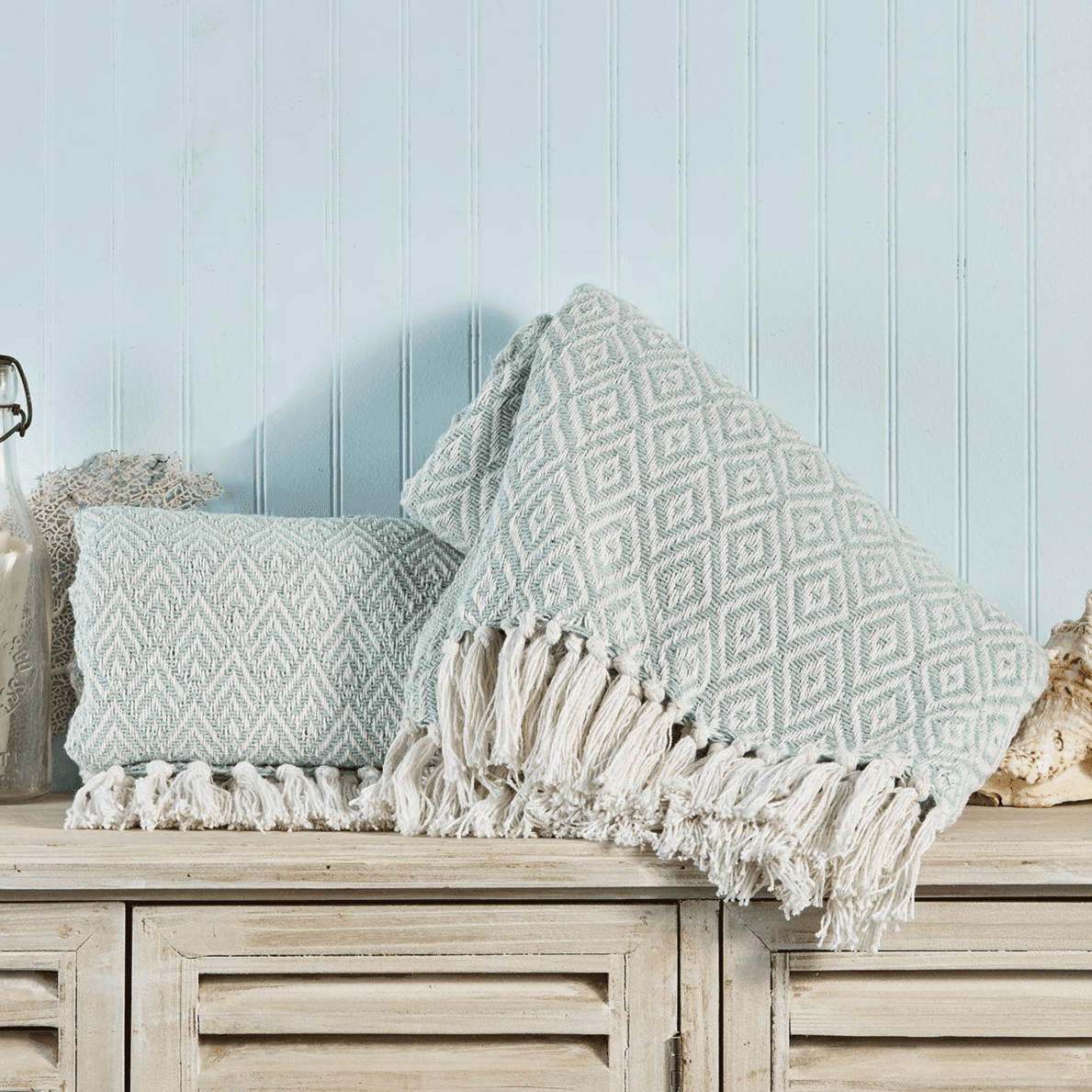Mallorca Tassel Throw Gia Roma