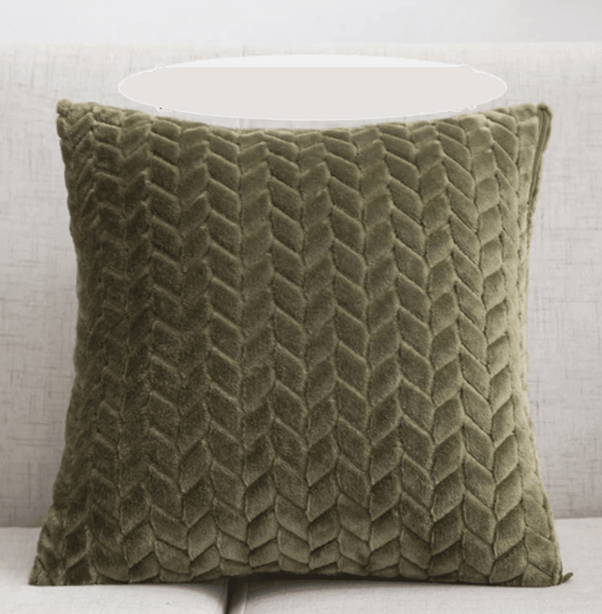 Plush Pillow Case Gia Roma