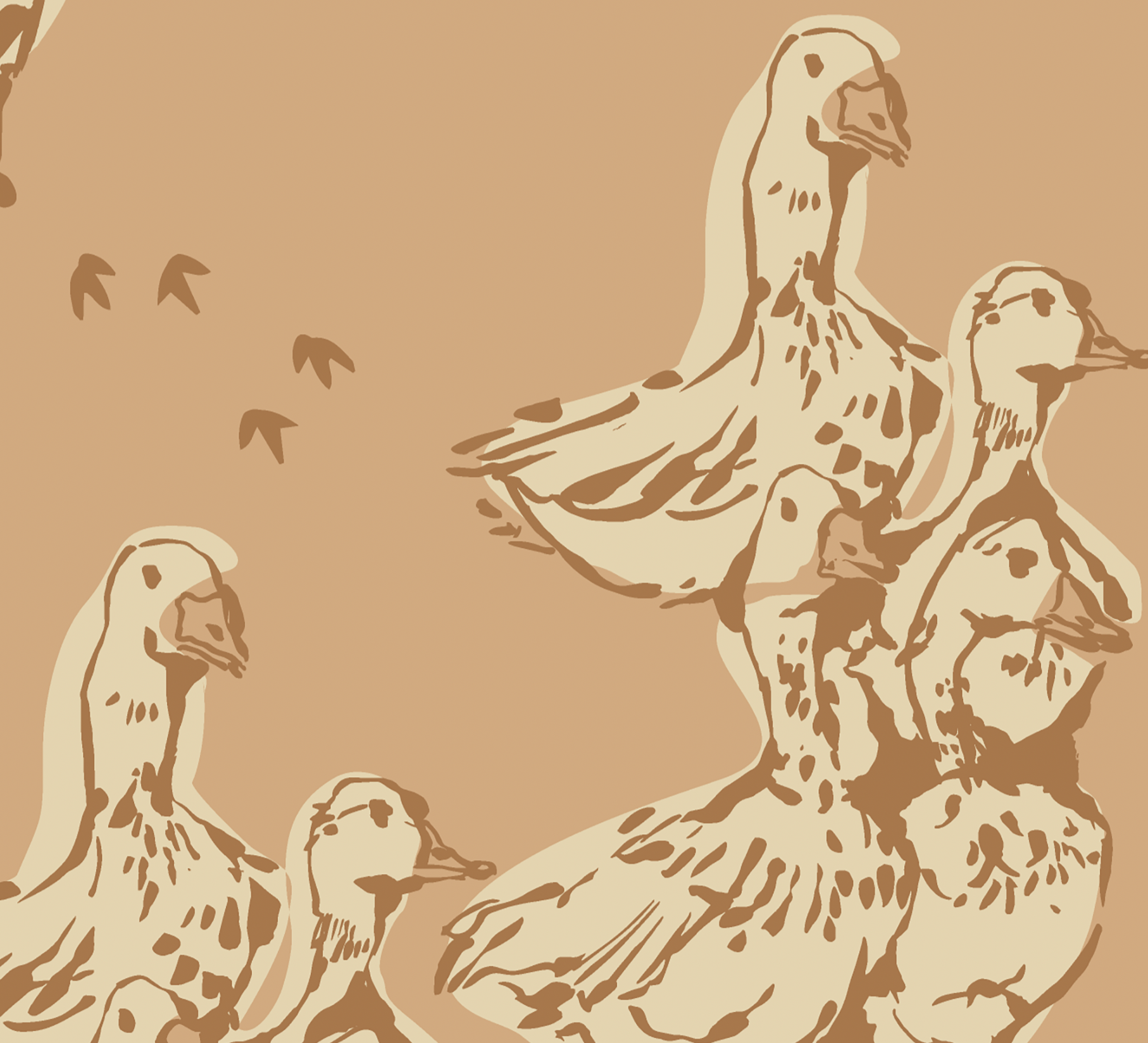 Abigail (Mustard) Wallpaper WALL BLUSH