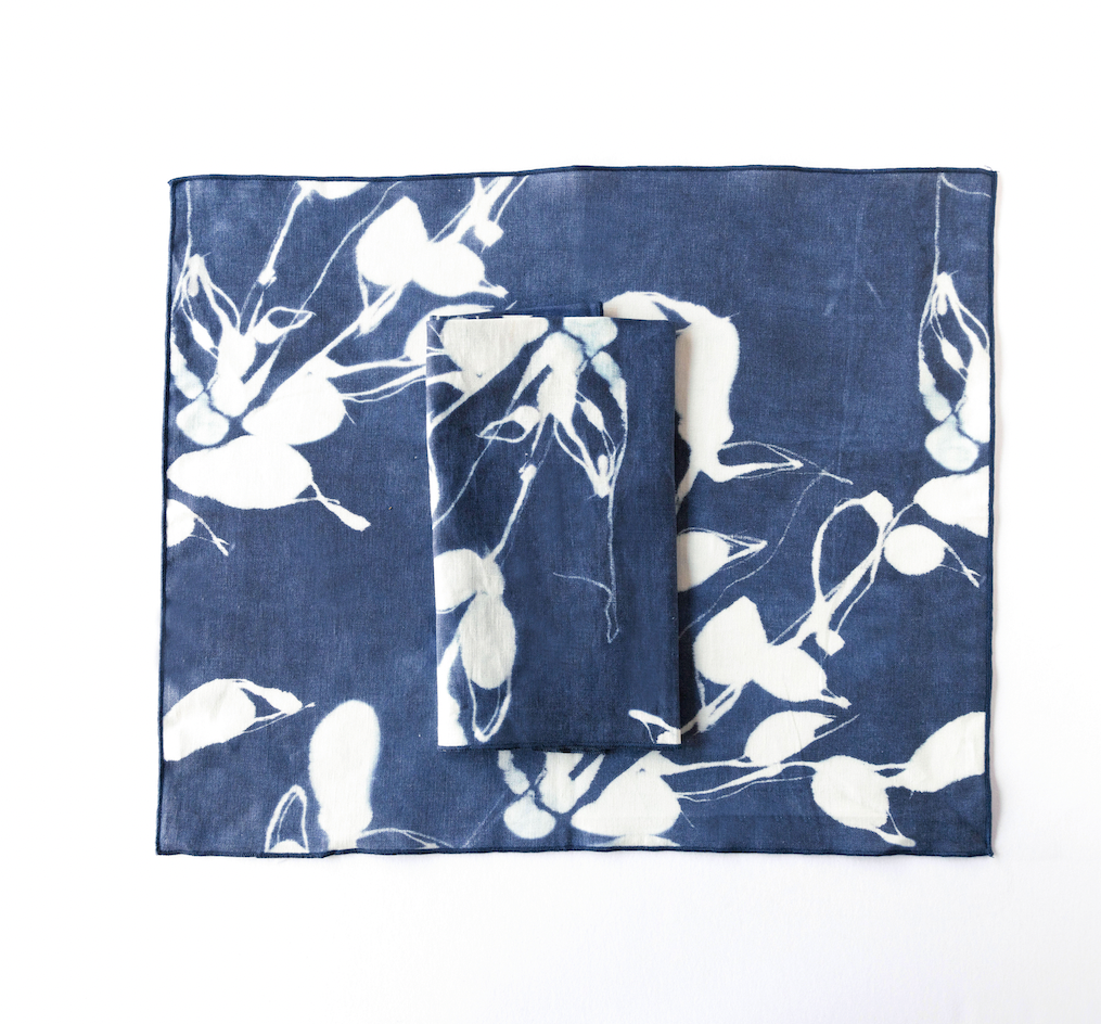 Porto Print in Indigo Placemat