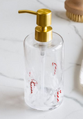 Festive Glass Soap Pump, 2 Style Options Thenestedfig