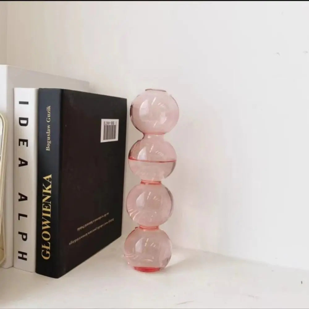 Romantic Colored Glass Hydroponic Vase DECORBITES