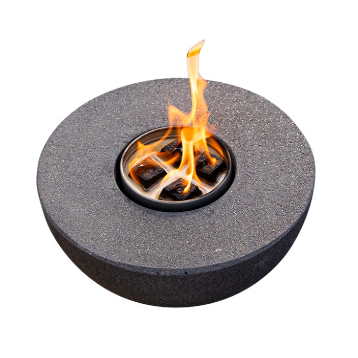 Concrete Semi-Round Fire Pit City Bonfires