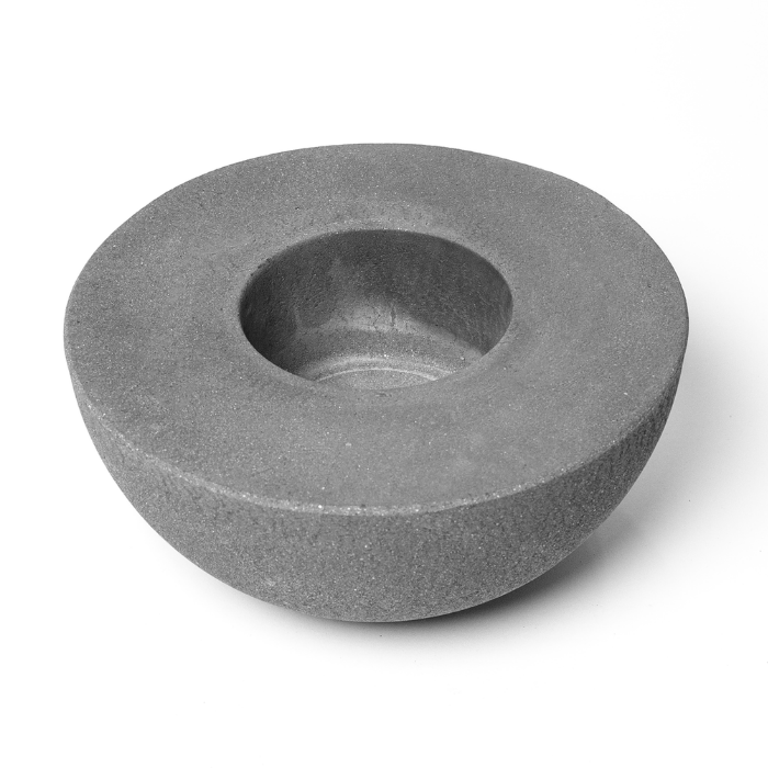 Concrete Semi-Round Fire Pit City Bonfires