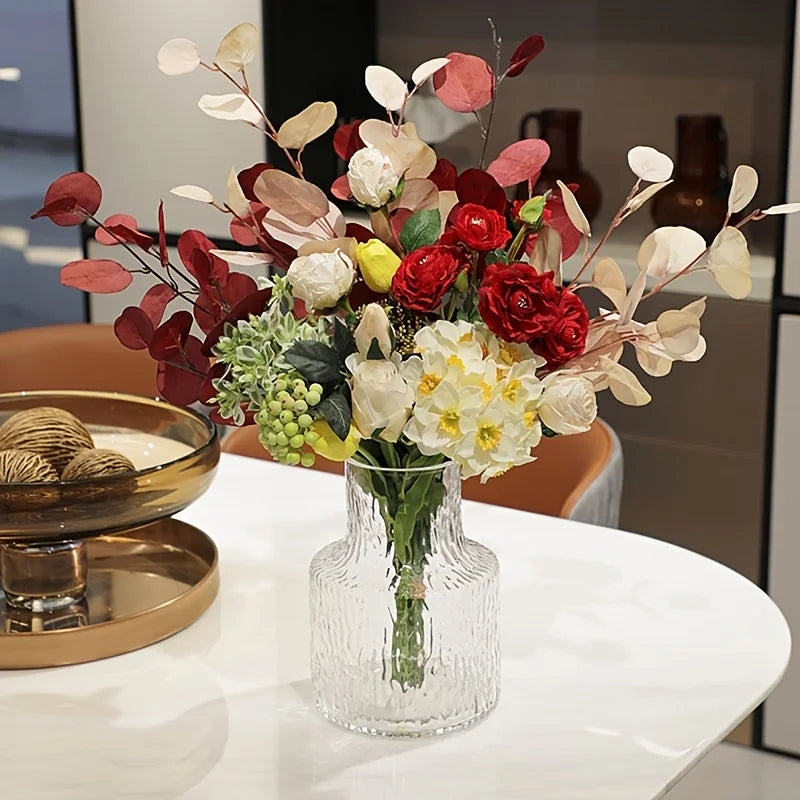 Glacier Textured Wide Mouth Vase DECORBITES