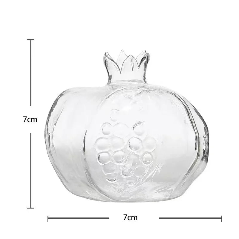 Glass Pomegranate Hydroponic Vase Set DECORBITES