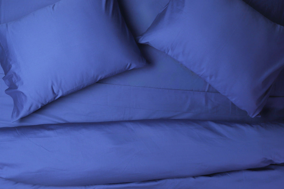 Smooth Sateen Cotton Bed Sheets Moon Pod