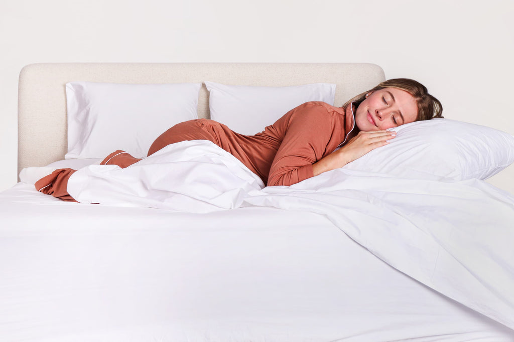 Smooth Sateen Cotton Bed Sheets Moon Pod