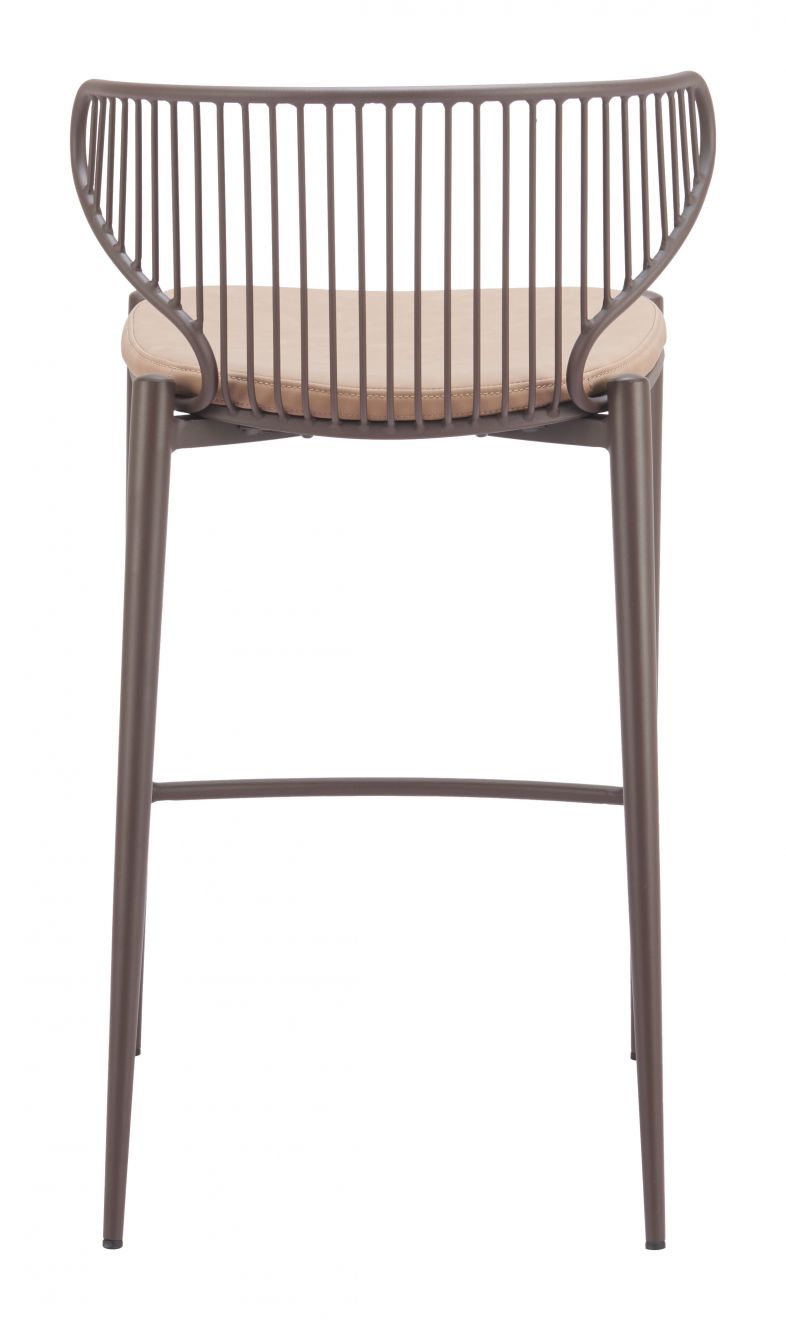 Silues Faux Leather Counter Stool 2PC
