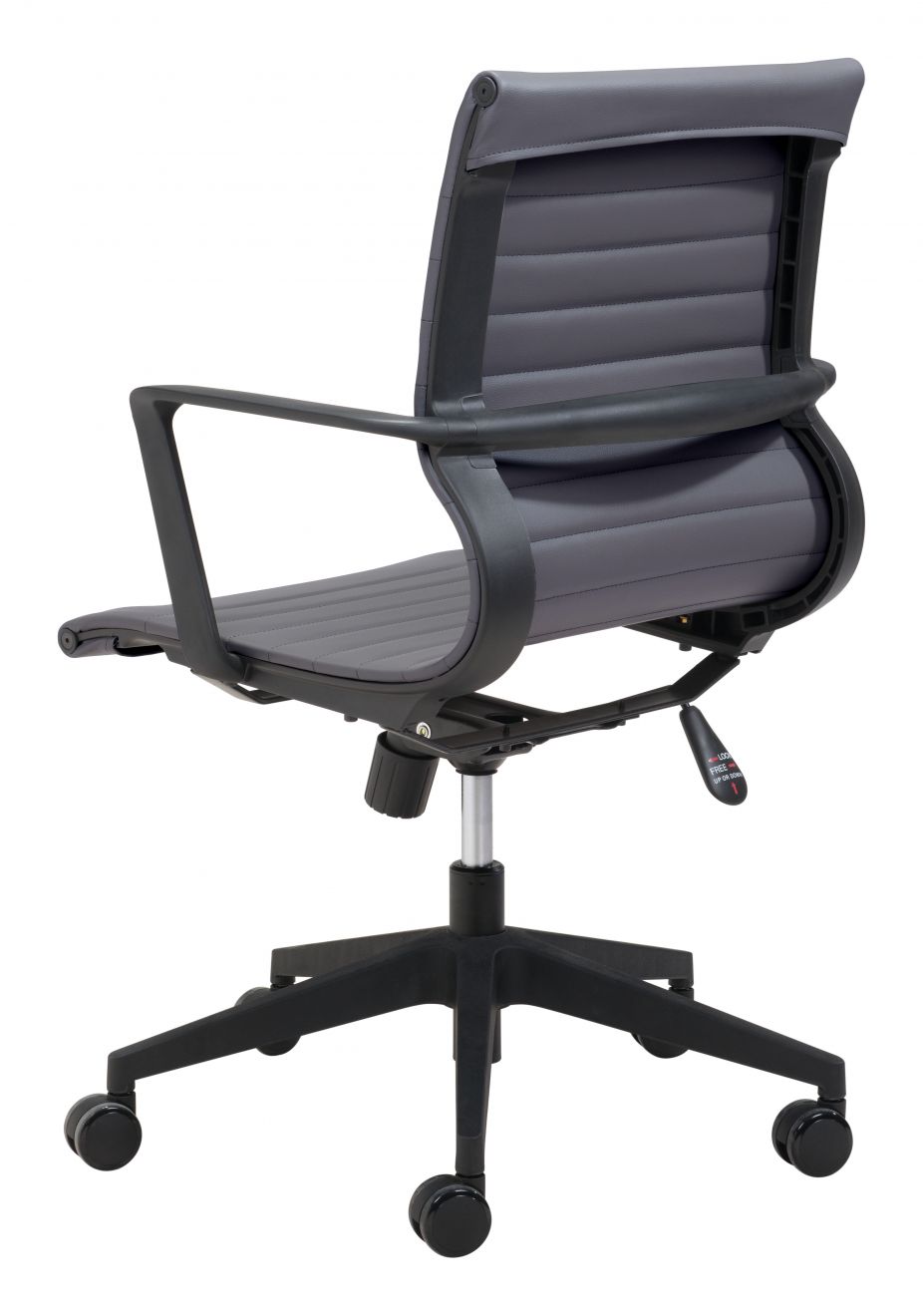 Stacy Faux Leather Office Chair LOOMLAN