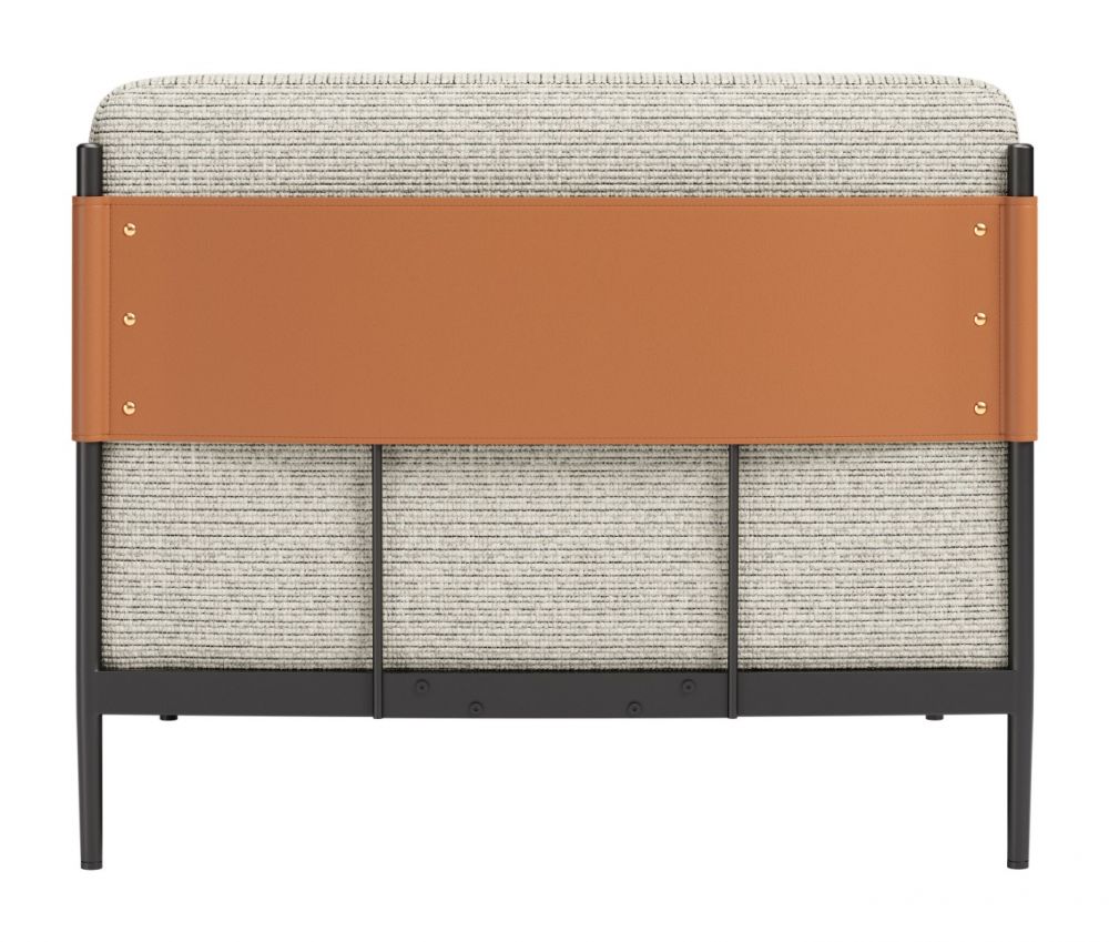 Stirbe Faux Leather Armchair LOOMLAN