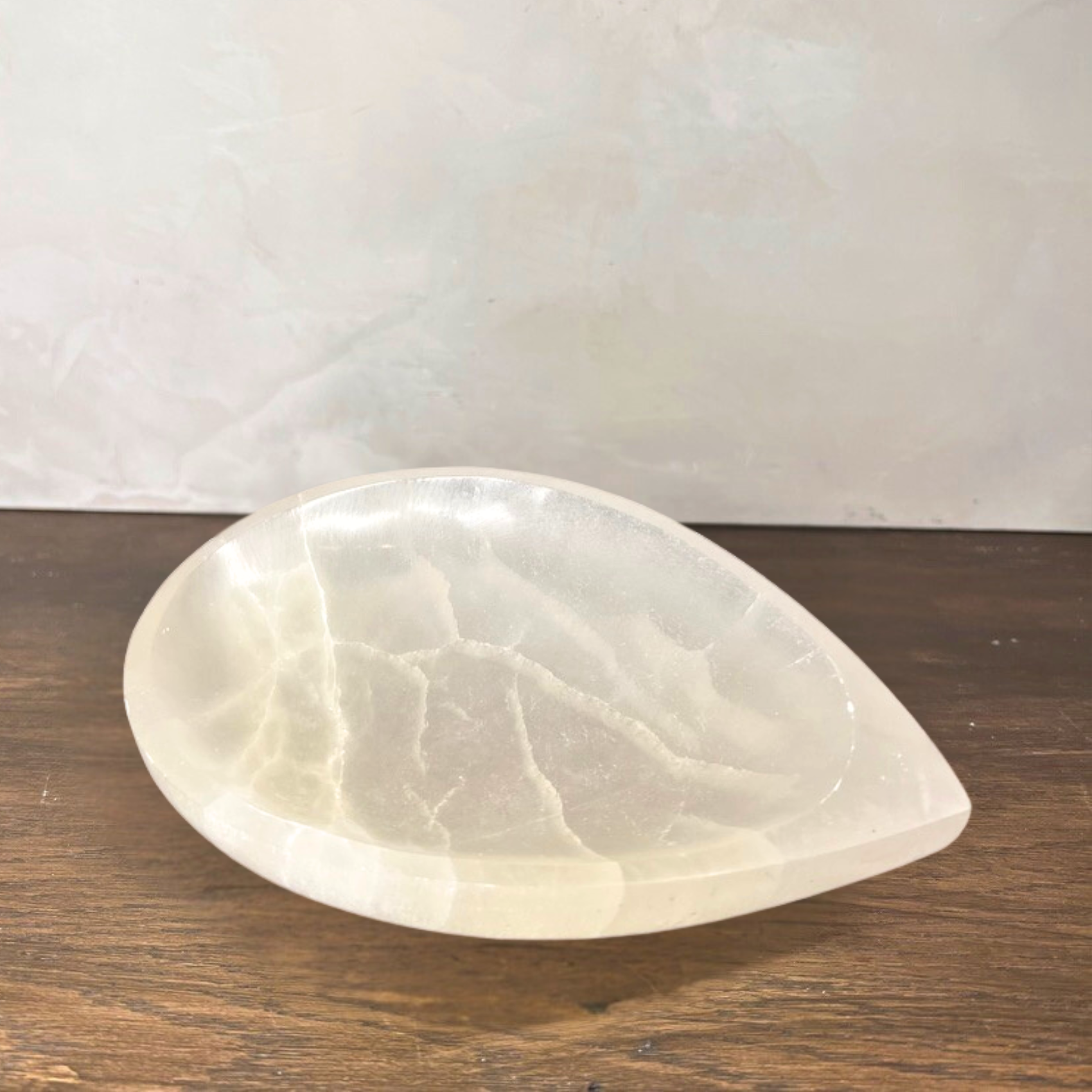 Teardrop Selenite Bowl