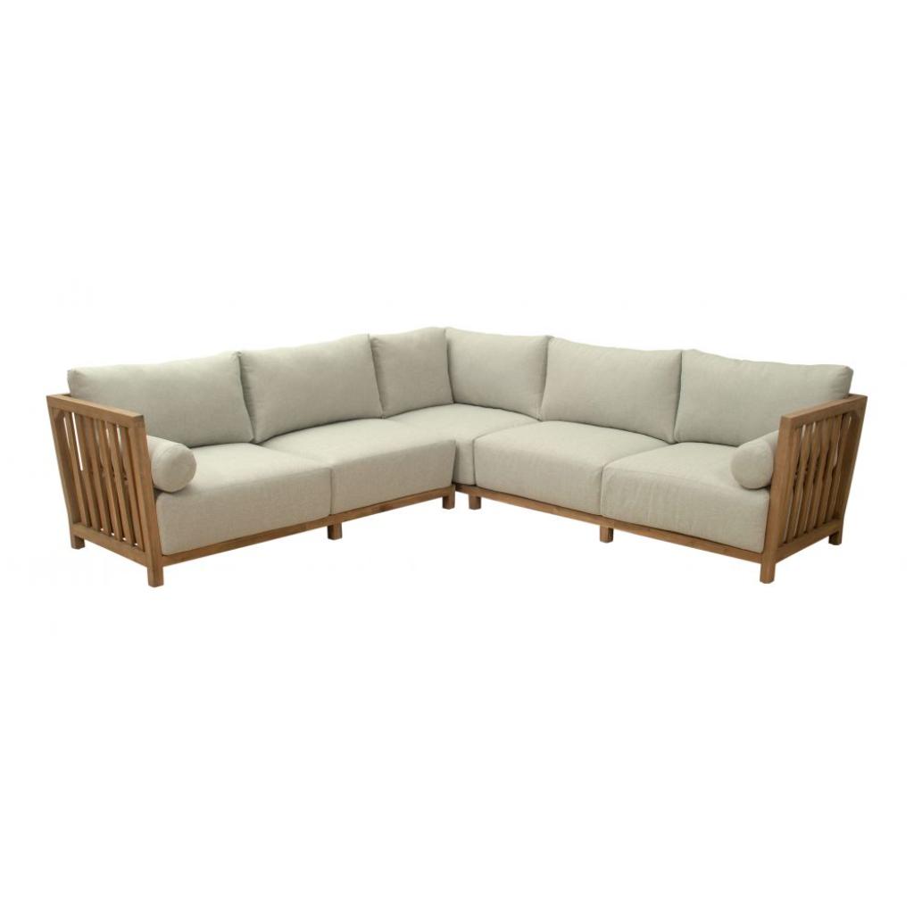 Teras Olefin Fabric Outdoor Sectional Sofa LOOMLAN