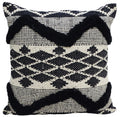 Decorative Tufted Chevron Pillow 20"x20" for Couch Vibhsa