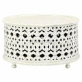 Tyrenna Drum Style Round Coffee Table