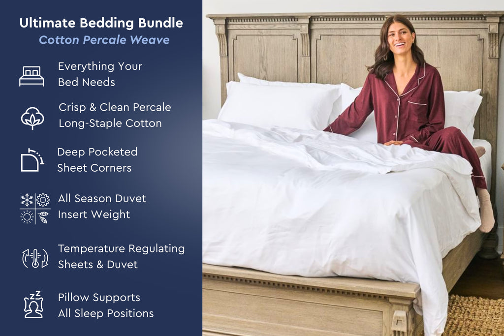 Cloud Fill Bundle w/ Cotton Percale Moon Pod