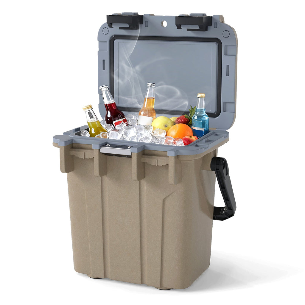 Ultra-Light Injection Molded Cooler 21 QT Hard Ice Chest DirectDeals