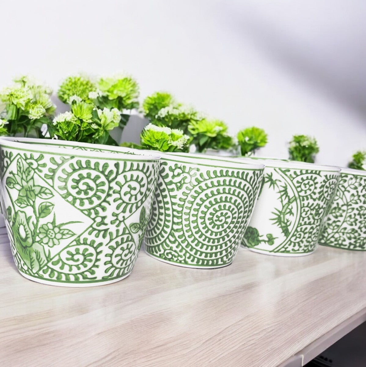 Mini Green Cachepots Gia Roma