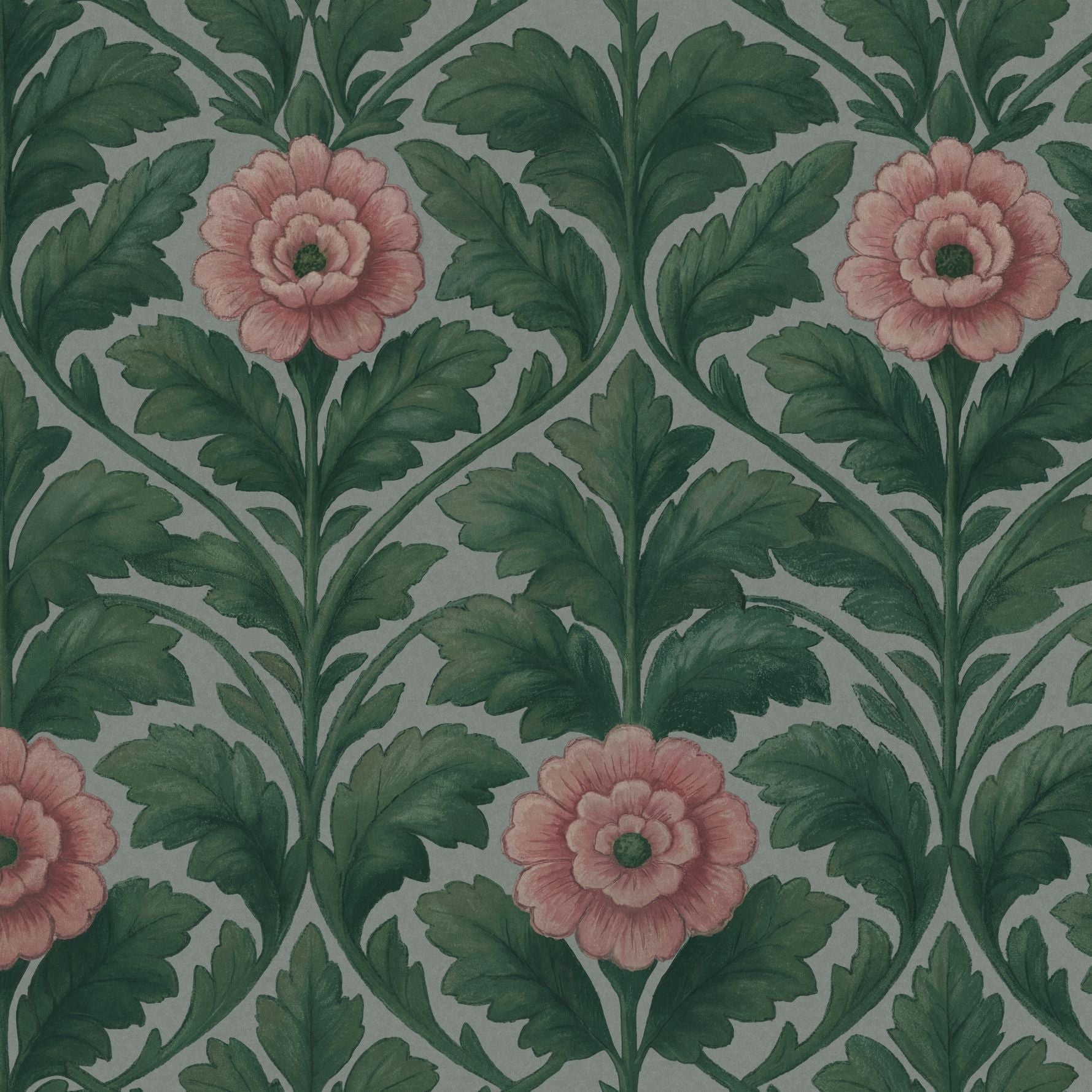 Verdure Bloom Wallpaper WALL BLUSH