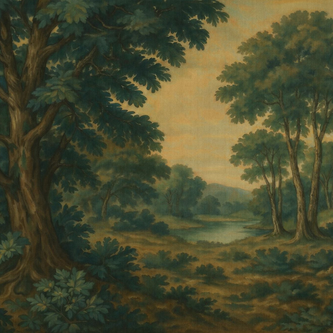 Verdure Grove Wallpaper WALL BLUSH