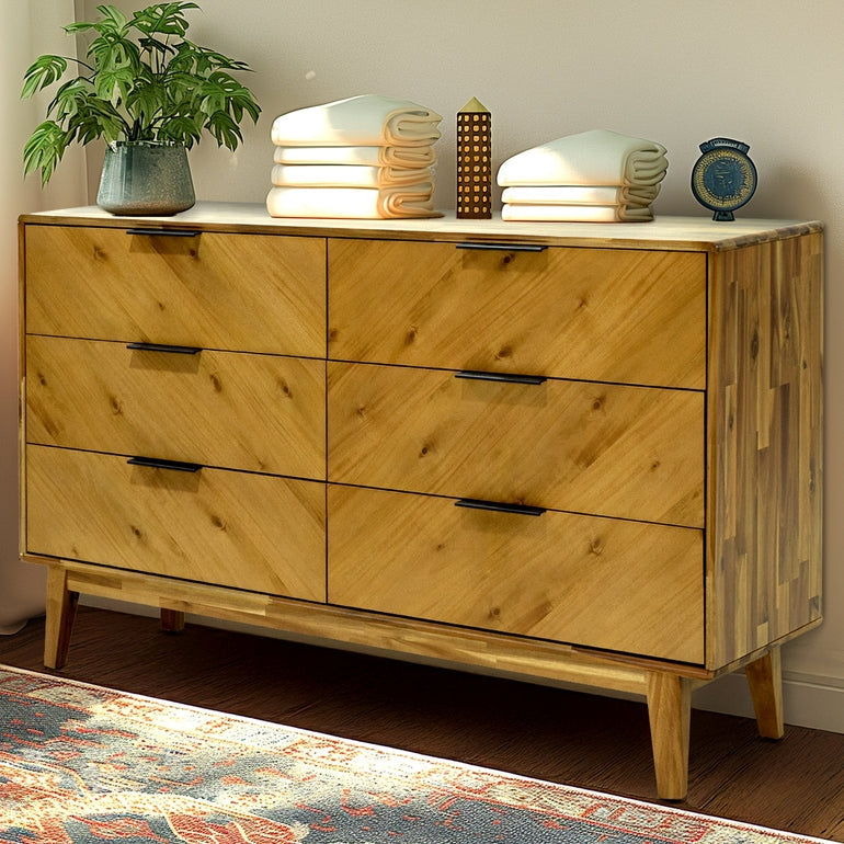 Veyron 6 Drawers Dresser Megsu