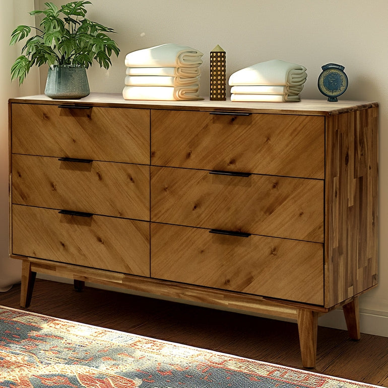 Veyron 6 Drawers Dresser Megsu