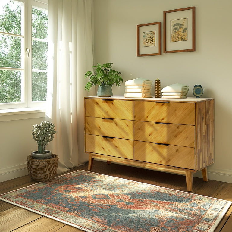 Veyron 6 Drawers Dresser Megsu