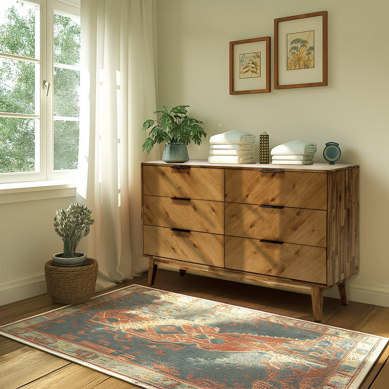 Veyron 6 Drawers Dresser Megsu