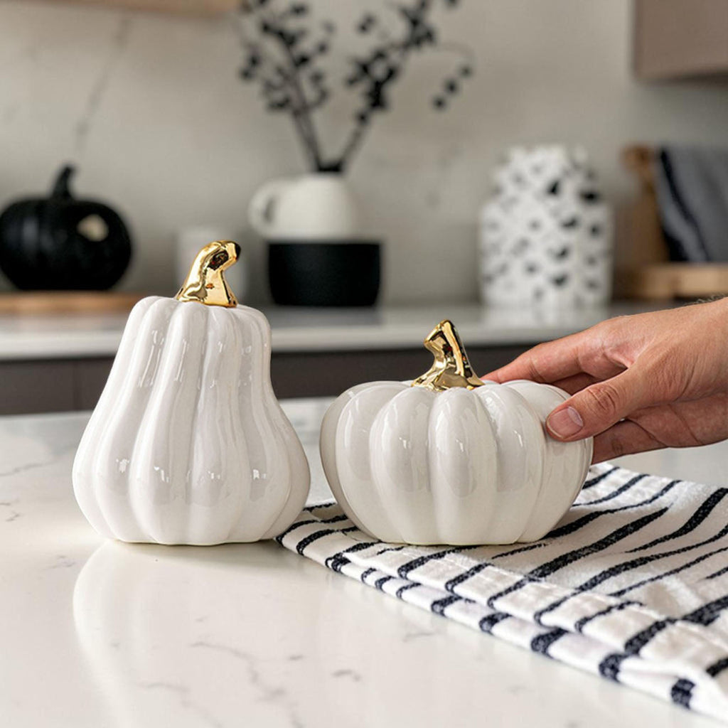 White Luxe Pumpkin Gia Roma