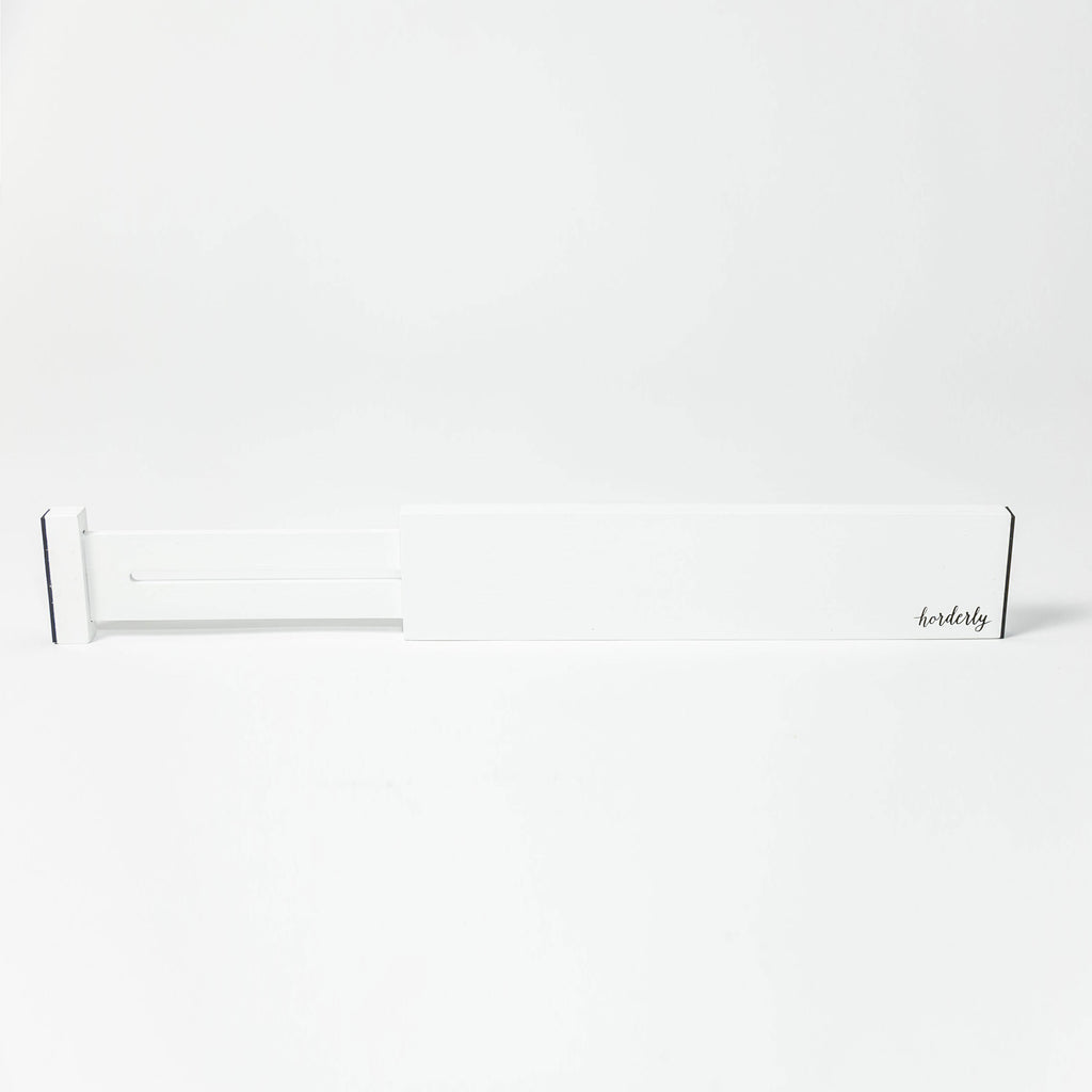 Bamboo Expandable Drawer Dividers – White Horderly