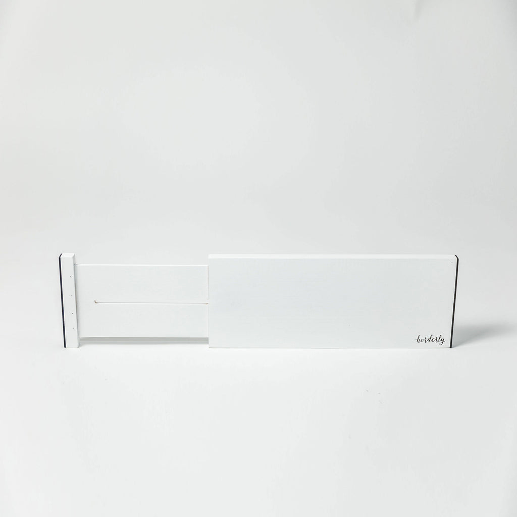Bamboo Expandable Drawer Dividers – White Horderly