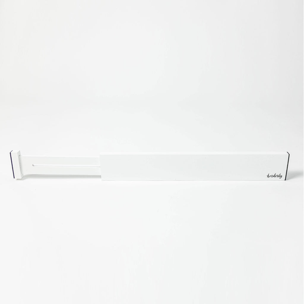 Bamboo Expandable Drawer Dividers – White Horderly