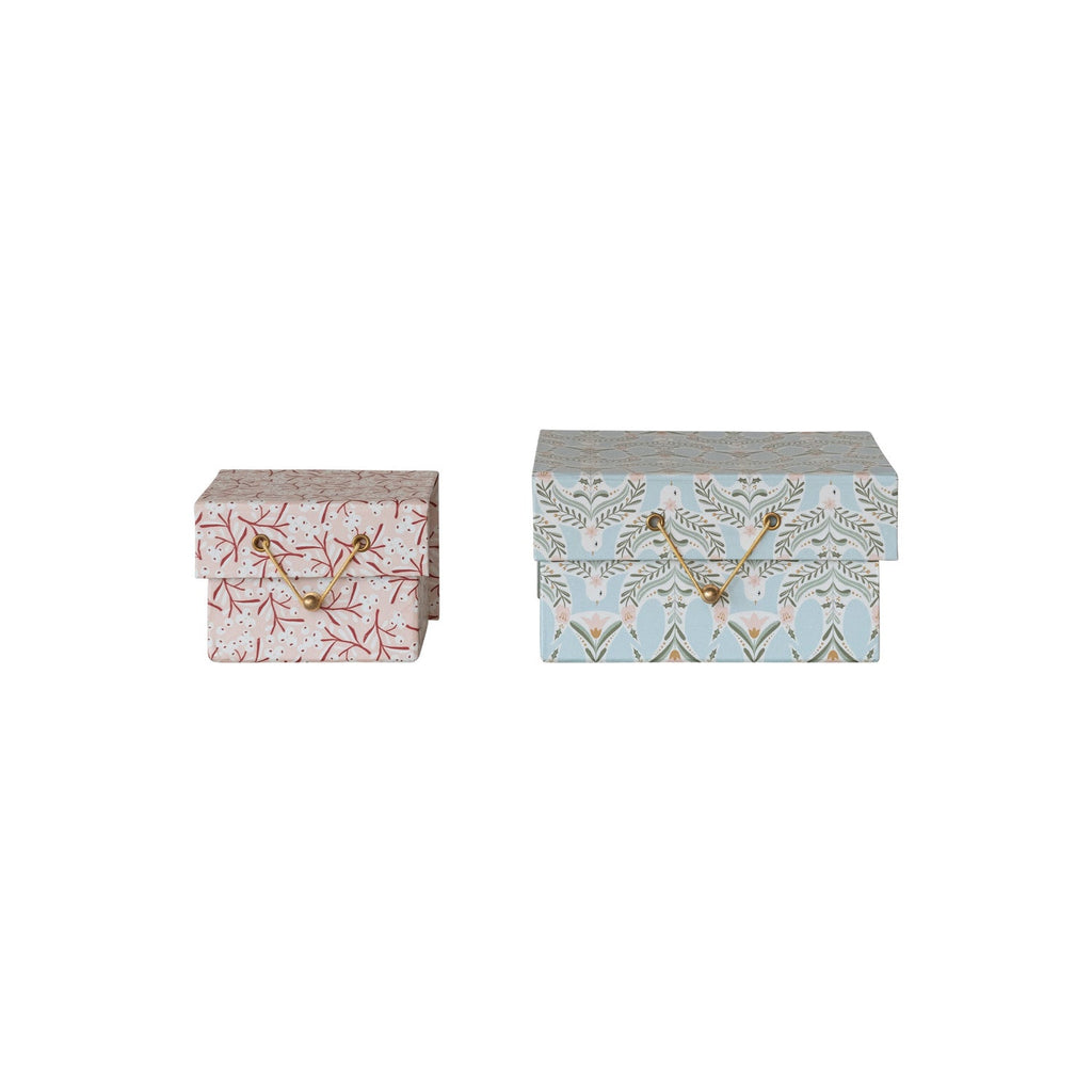Berry & Dove Printed Gift Boxes Rust & Cinder