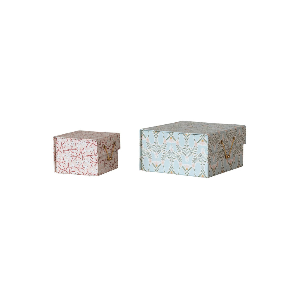 Berry & Dove Printed Gift Boxes Rust & Cinder