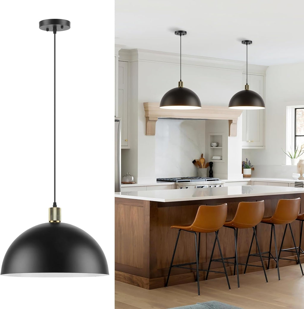 Dome Metal Pendant Light Farmhouse Decor