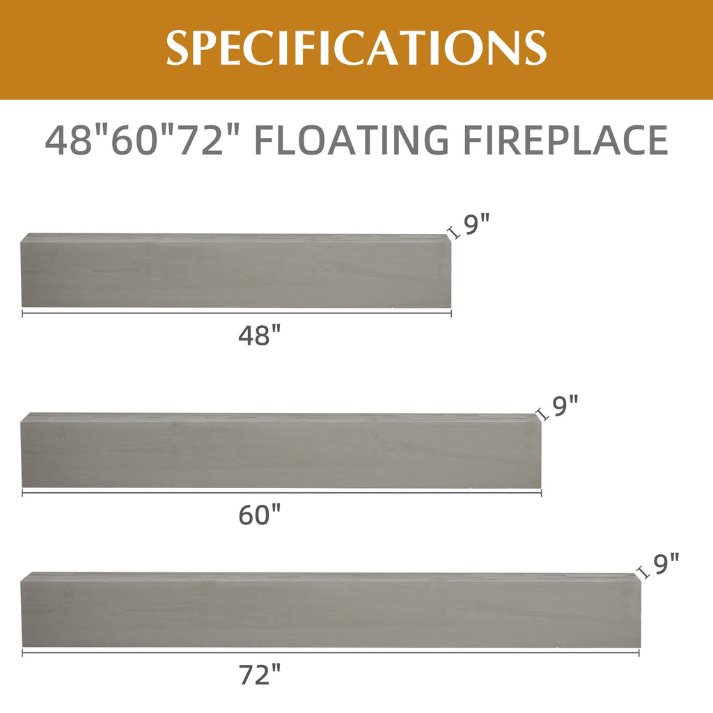 Fireplace Mantel Floating Shelf For Home Decor Unique Piece Furniture