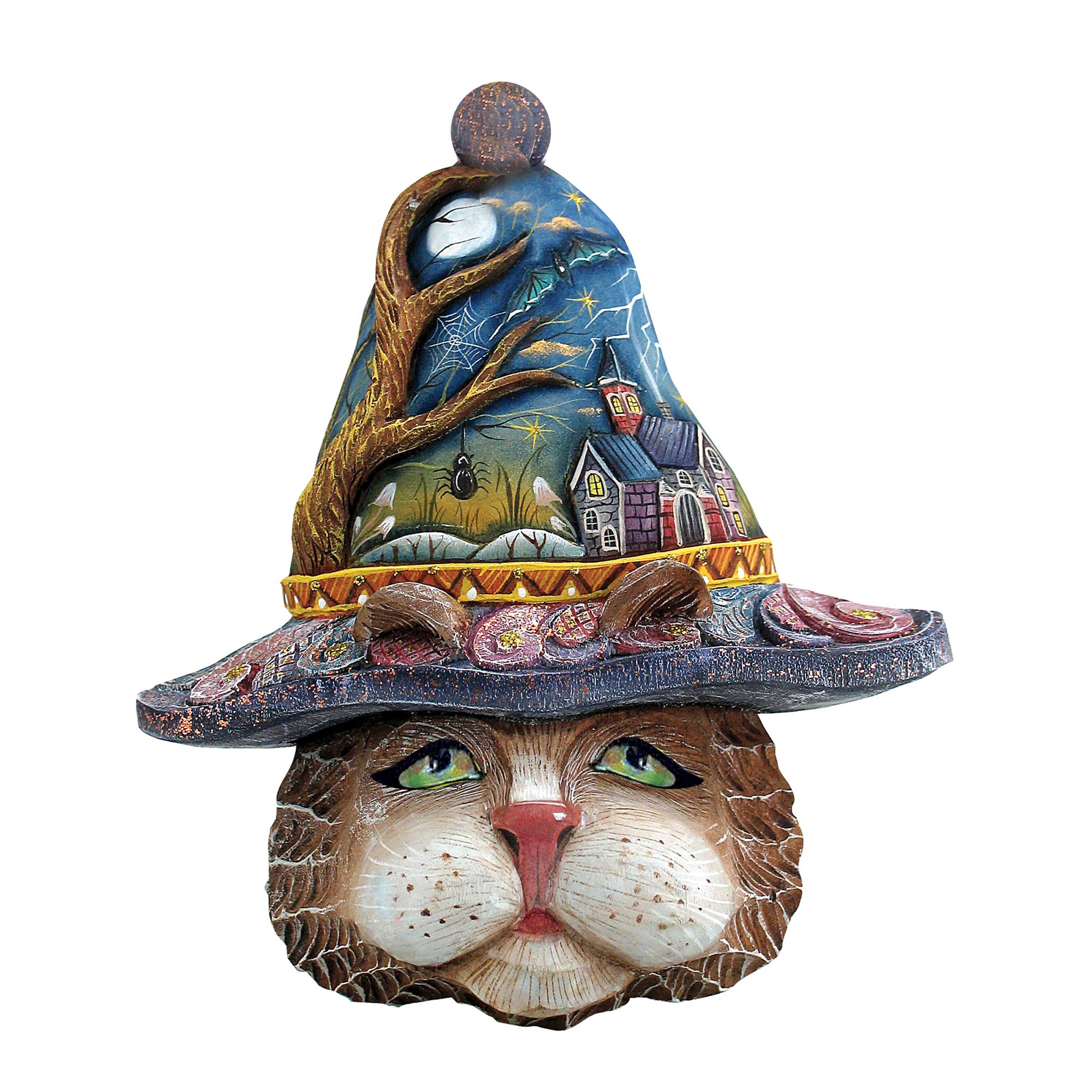 Halloween Eve Cat Halloween Door Decor by G. DeBrekht - Thanksgiving Halloween Decor - 8161039H G.DeBrekht